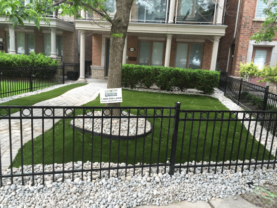 Lazy Lawn installs turf in Ashbridges Bay in the Beaches